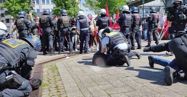Kampf der Polizeirepression gegen die Engels-Gedenkdemonstration in Wuppertal!