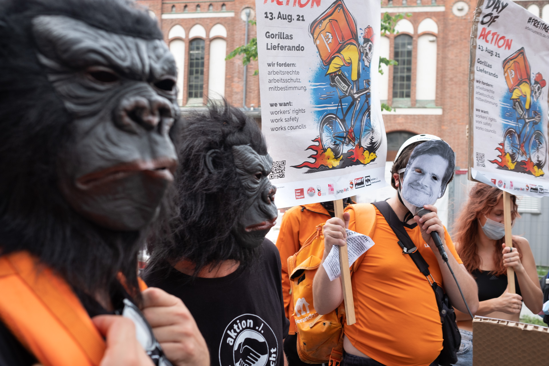 Gorillas Riders sue for permanent and continued employment