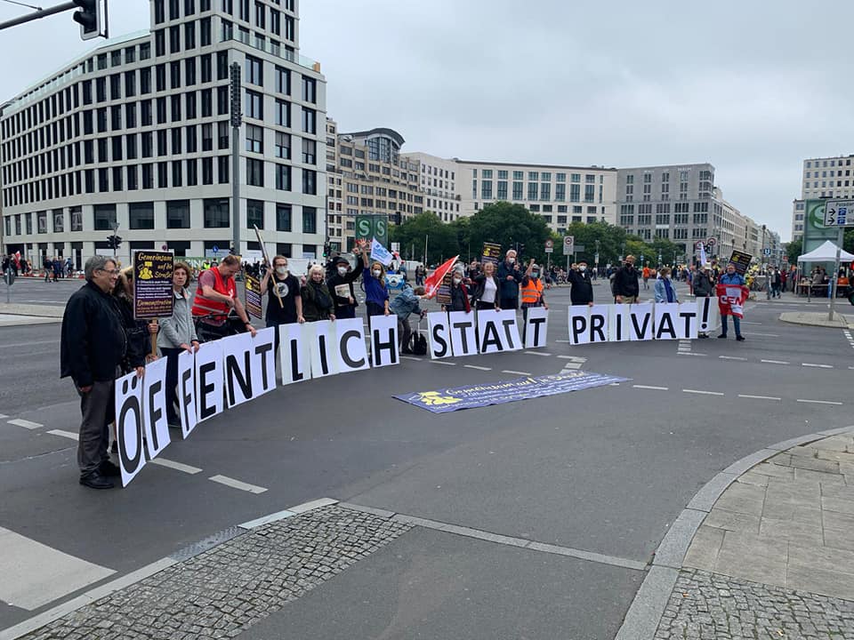 Öffentlich statt privat: Gemeinsam auf die Straße am 18. September in Berlin