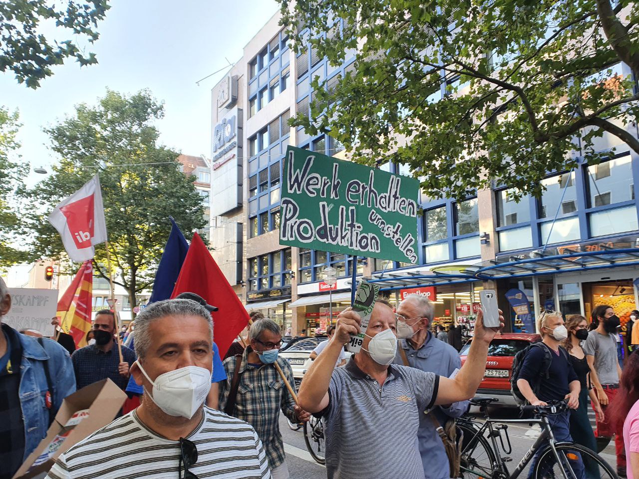 Bosch-Werk erhalten: Siegen mit einer bundesweiten Medienkampagne und gemeinsamen Kampf mit der GDL!