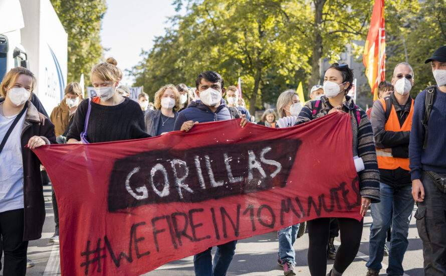 Gorillas: Wie bekämpfen wir die Entlassungen? Über die Notwendigkeit, die Isolation zu durchbrechen
