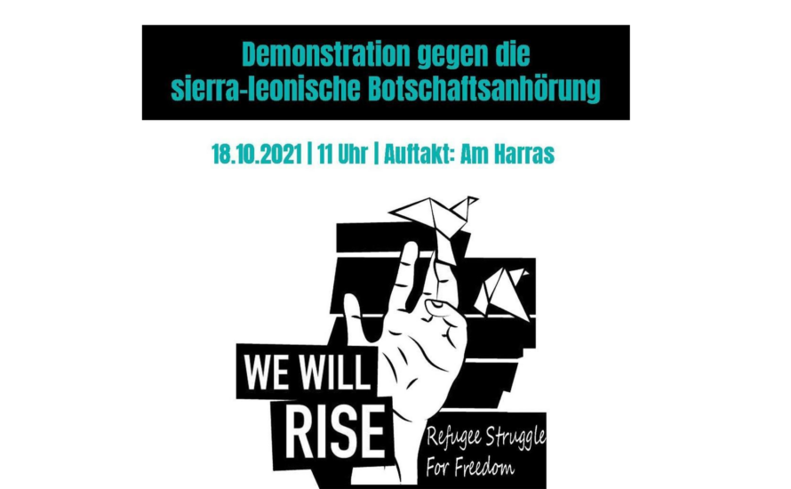 18. Oktober: Antirassistische Demonstration in München
