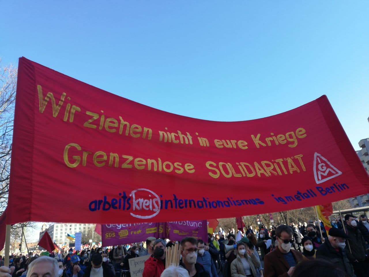 Aufruf zur Gründung eines Berliner Koordinierungskreises für eine Kampagne gegen Krieg und Aufrüstung