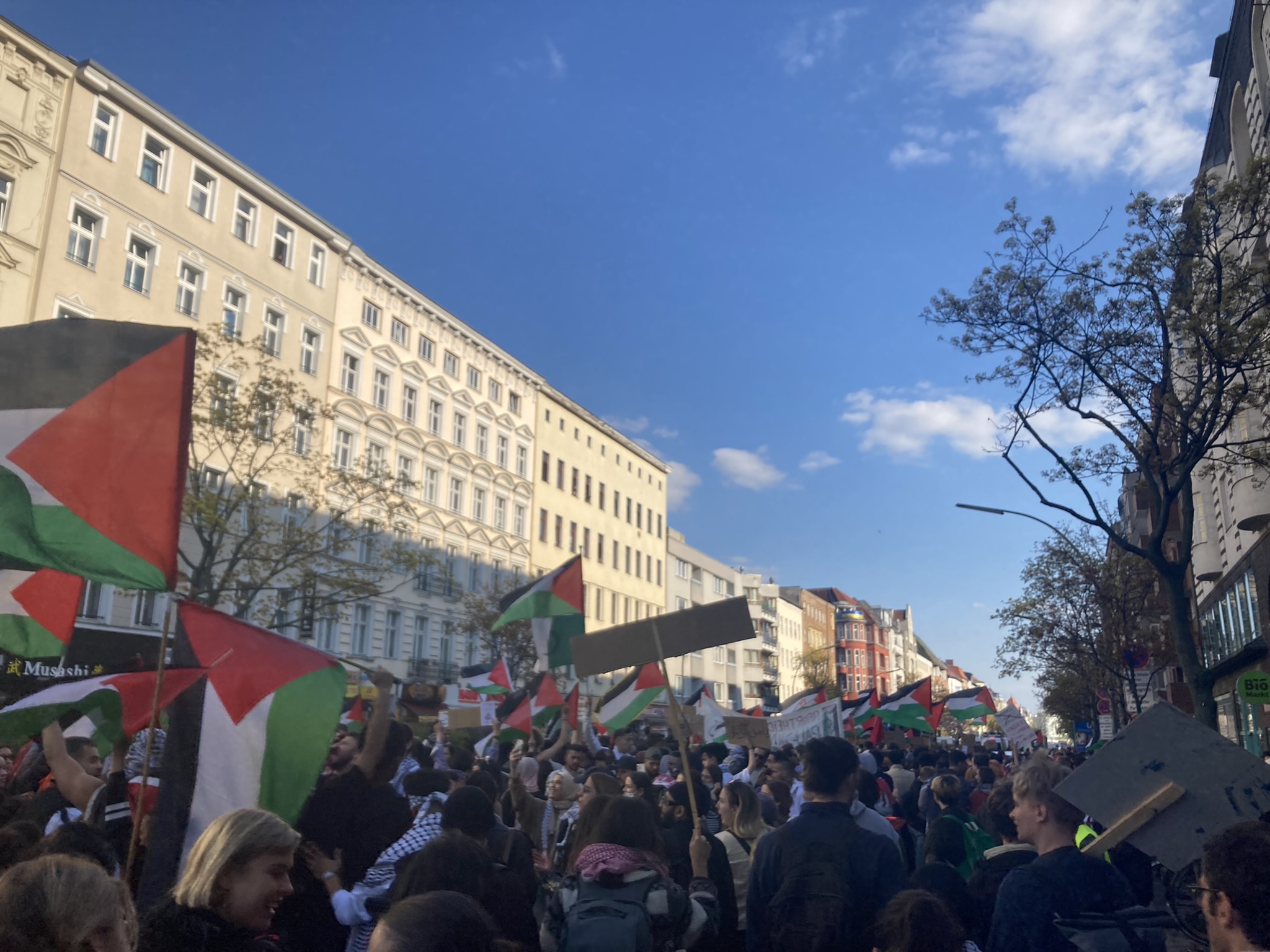Rassistisches Framing von Palästina Demos