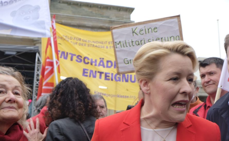 Giffey kriegt Contra: Eierwurf auf Berlins unbeliebteste Politikerin