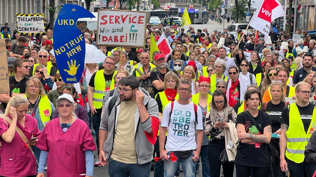 Krankenhausstreik in NRW kann weiter gehen: Bosse scheitern vor Gericht