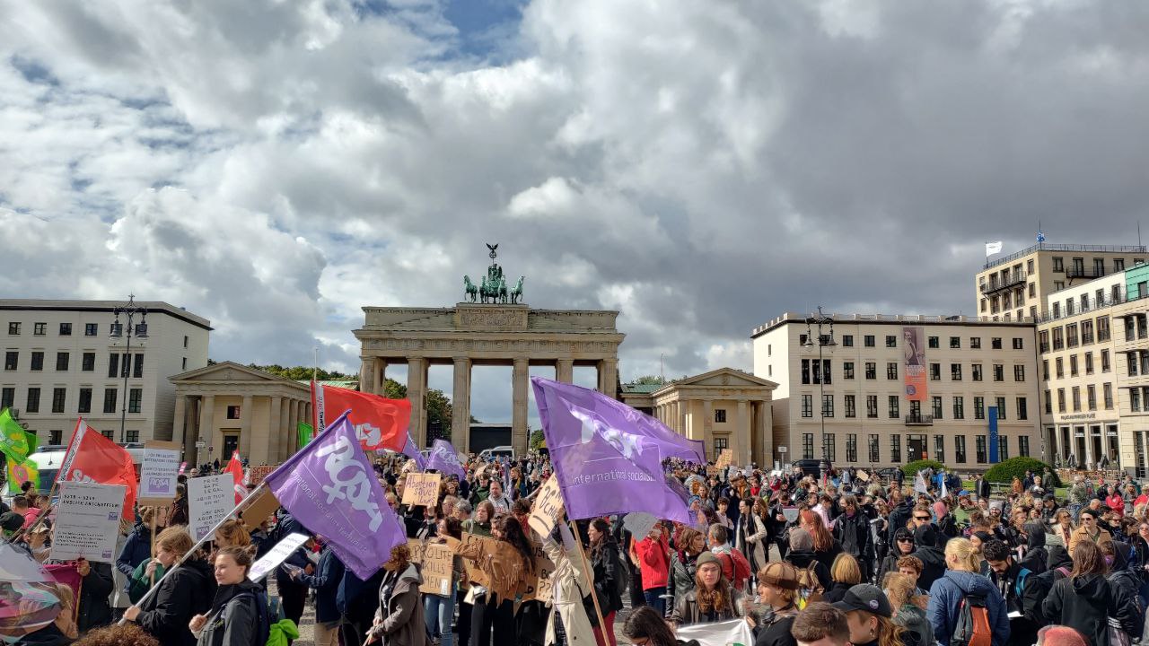 Protest gegen den antifeministischen „Marsch für das Leben“