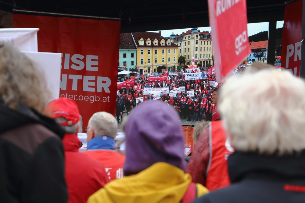 Österreich: Gewerkschaften mobilisieren zu Sozialprotesten