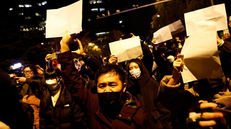 China: Historische Proteste gegen autoritäre Null-Covid-Politik