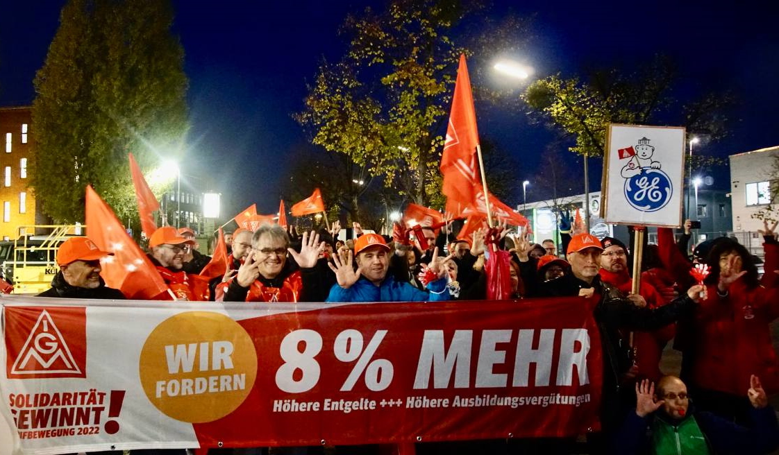VKG Berlin: Veranstaltung zu IG Metall­-Runde und Solidarität mit Riesa-Streik