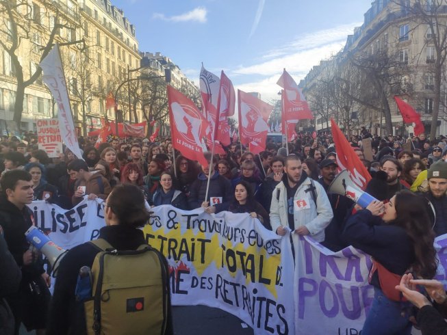 Riesiger Streik gegen die Rentenreform in Frankreich