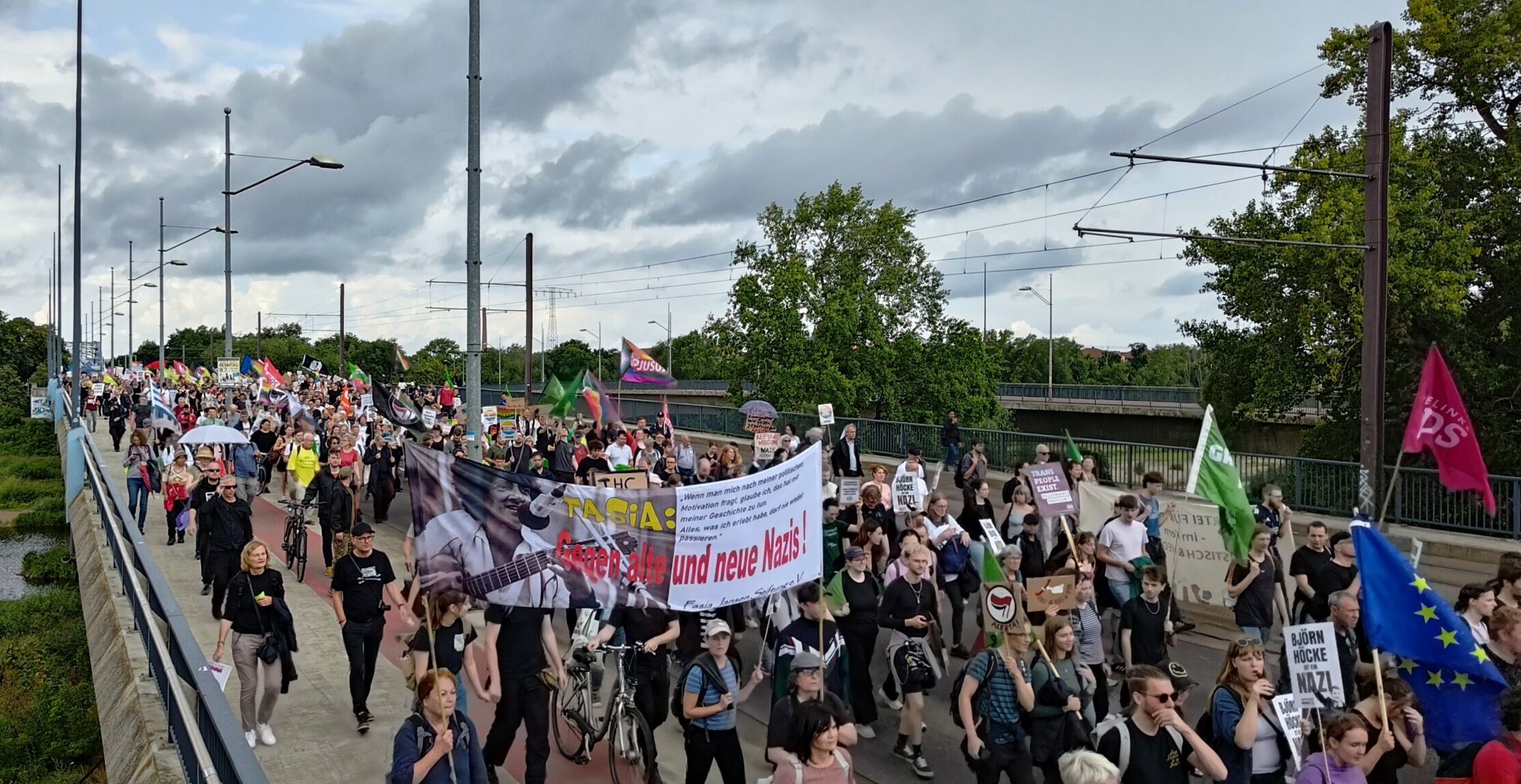 Im Osten was Neues: Größte linke Demo in Magdeburg seit Jahren