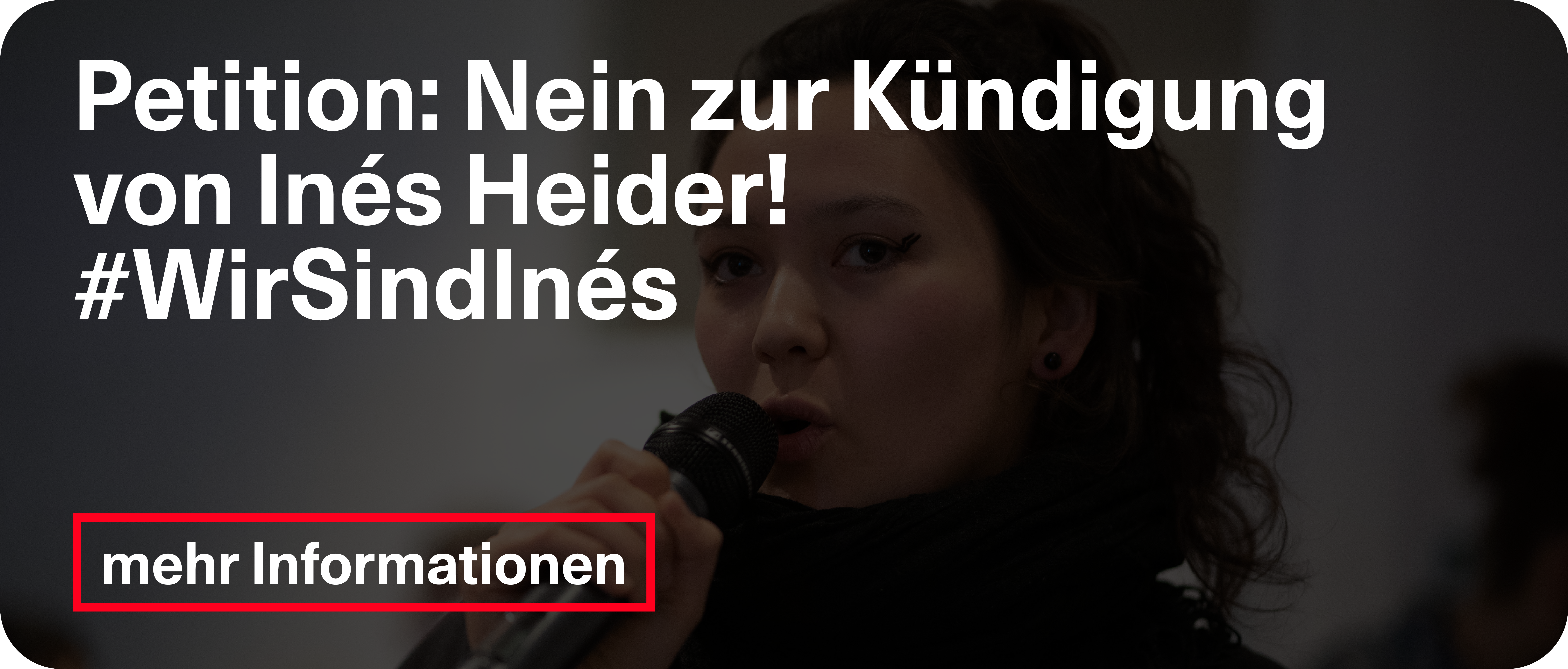 Petition: Nein zur Kündigung von Inés Heider! #WirsindInés