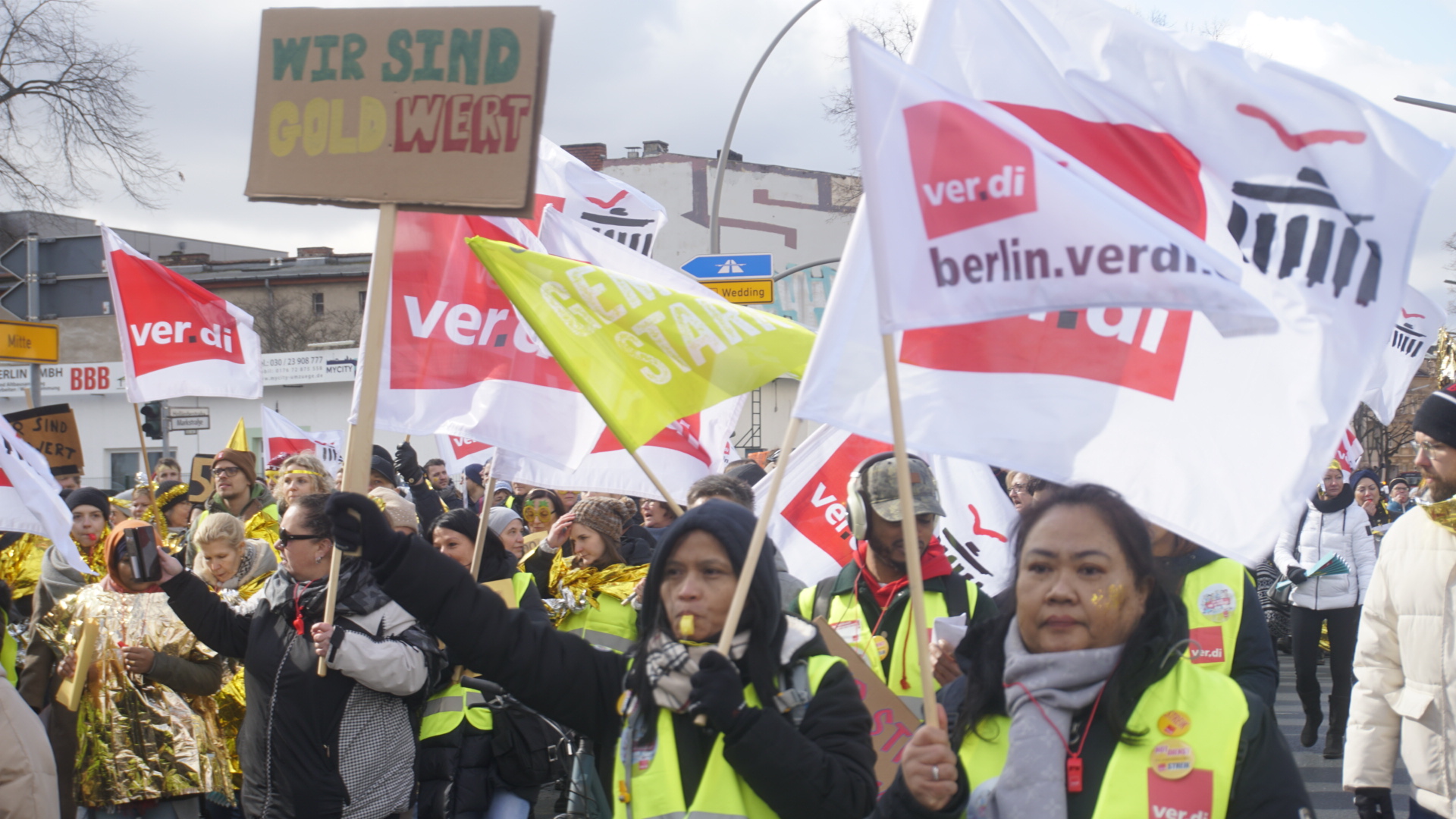Für gemeinsame Demonstrationen von ver.di und GEW gegen die Kürzungen in Berlin!