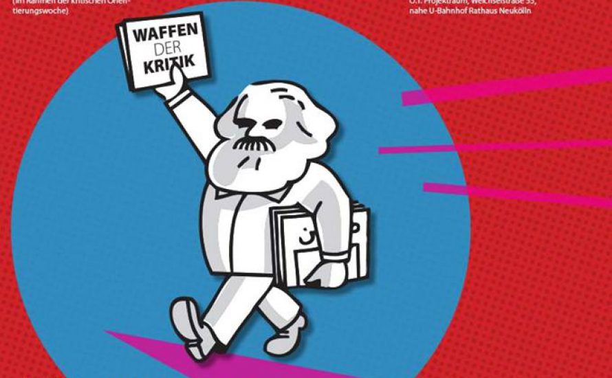 Semesterauftakt von Waffen der Kritik: Marx ist zurück!