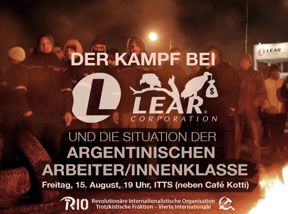 Veranstaltung in Berlin:  Der Kampf bei LEAR