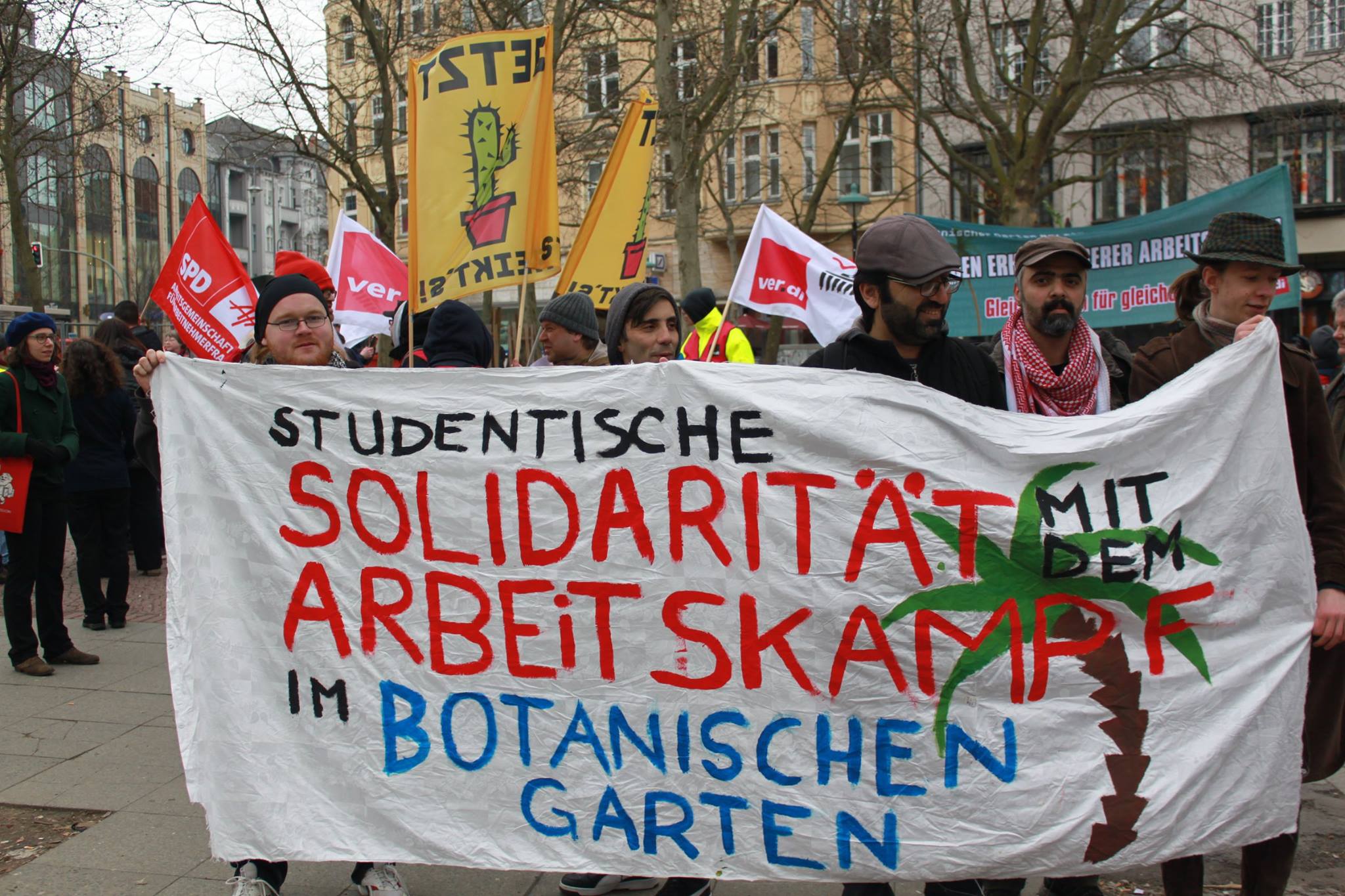 Beschäftigte des botanischen Gartens kämpfen um Existenz
