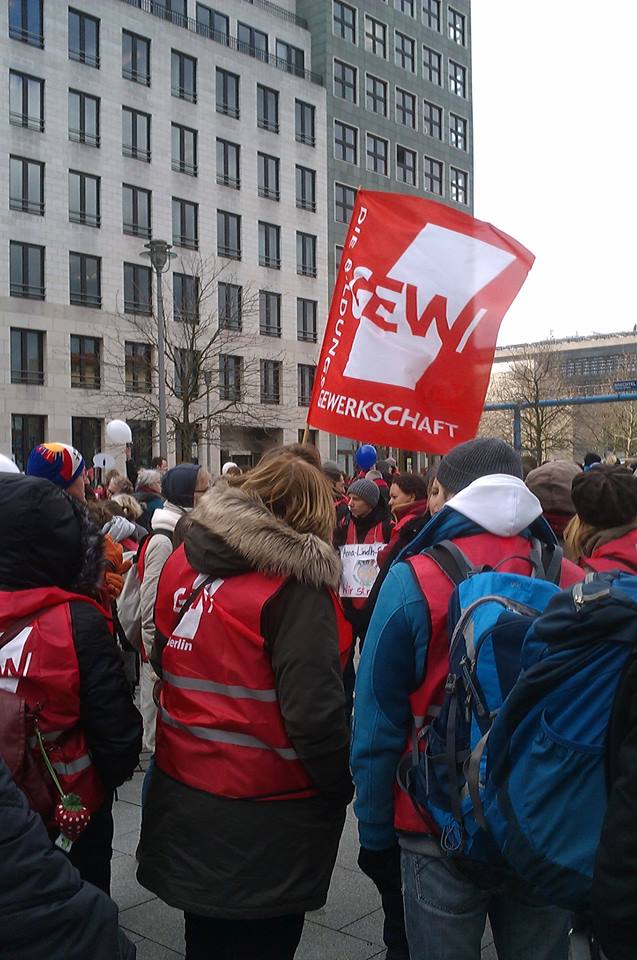 Warnstreik der LehrerInnen und ErzieherInnen in Berlin 