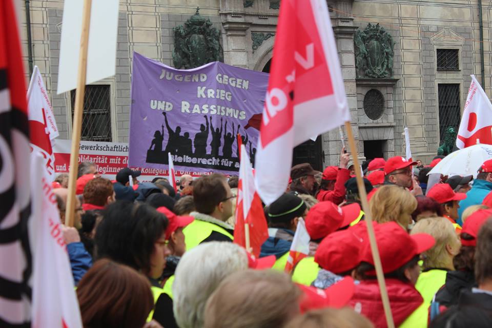DGB-Kundgebung in München: Wie müssen wir uns gegen Leiharbeit und Werkverträge wehren?