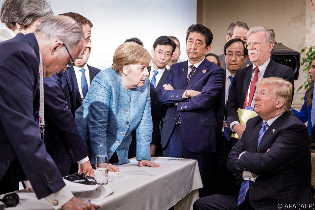 Trump knallt auf dem G7-Gipfel mit den Türen