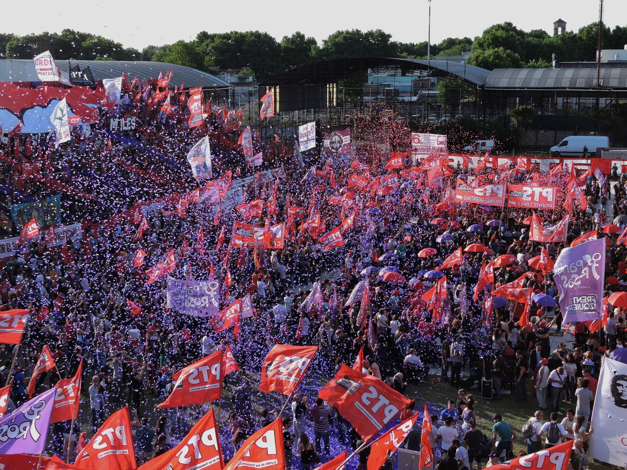 Argentinien: 20.000 Trotzkist*innen füllen Fußballstadion [mit Videos]
