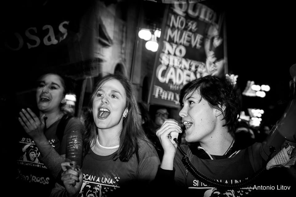 [Fotogalerie] Demonstration gegen Gewalt an Frauen in Barcelona