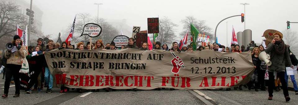 Refugee Schul- und Unistreik am 13. Februar in Berlin