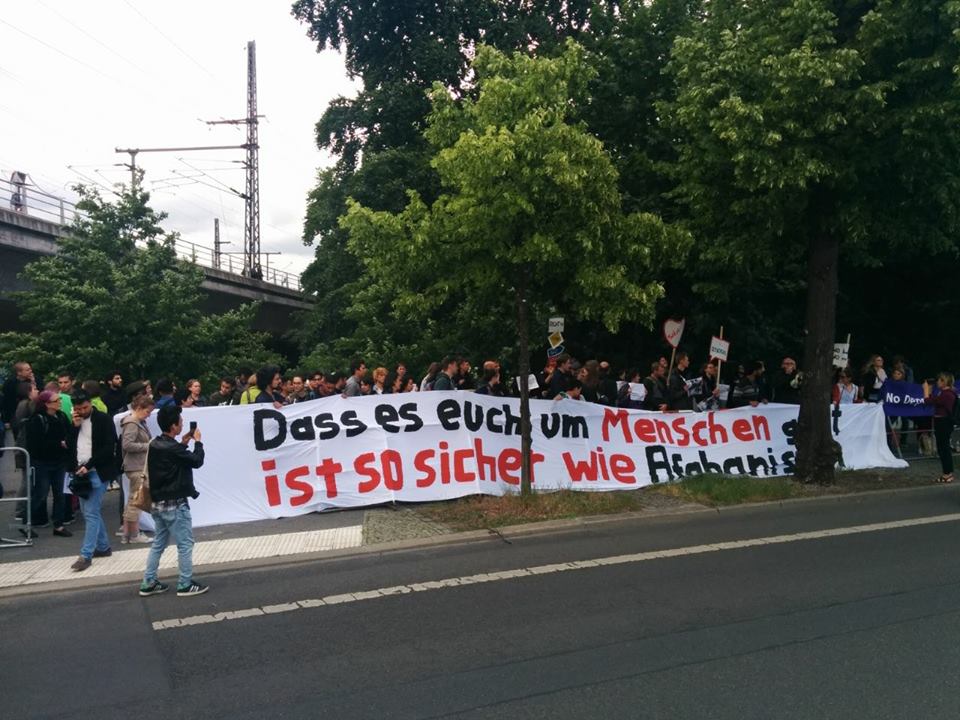 Kundgebung in Berlin fordert sofortigen Abschiebestopp nach Afghanistan!