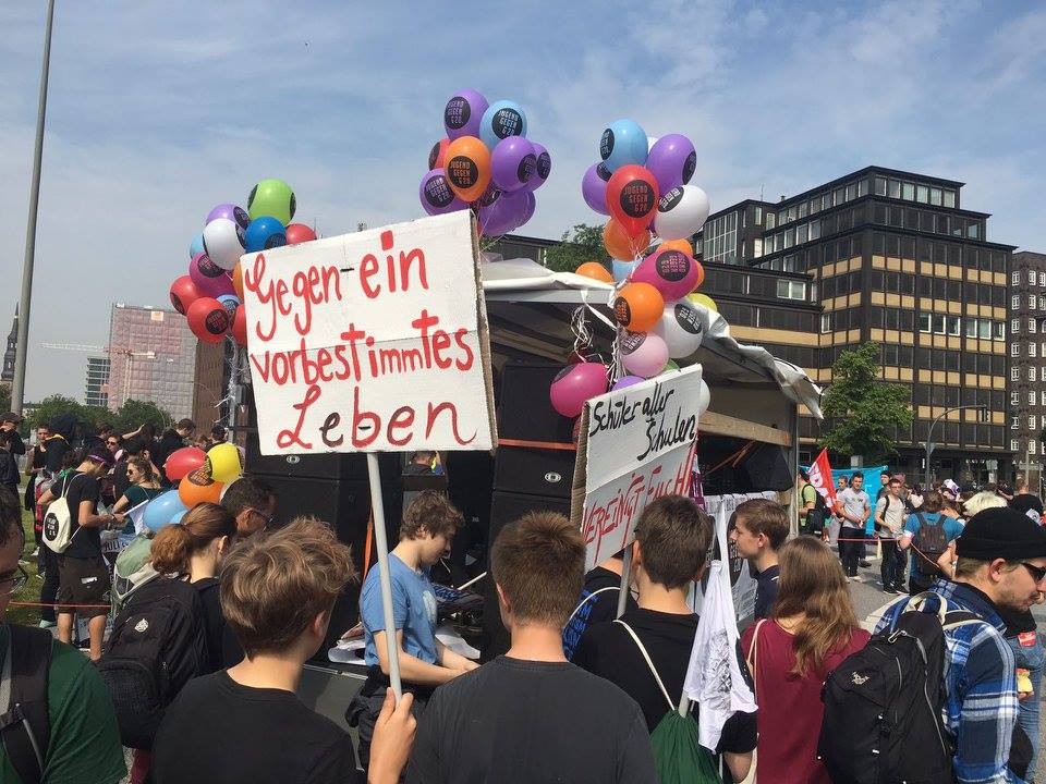 Schulstreik gegen G20 in Hamburg