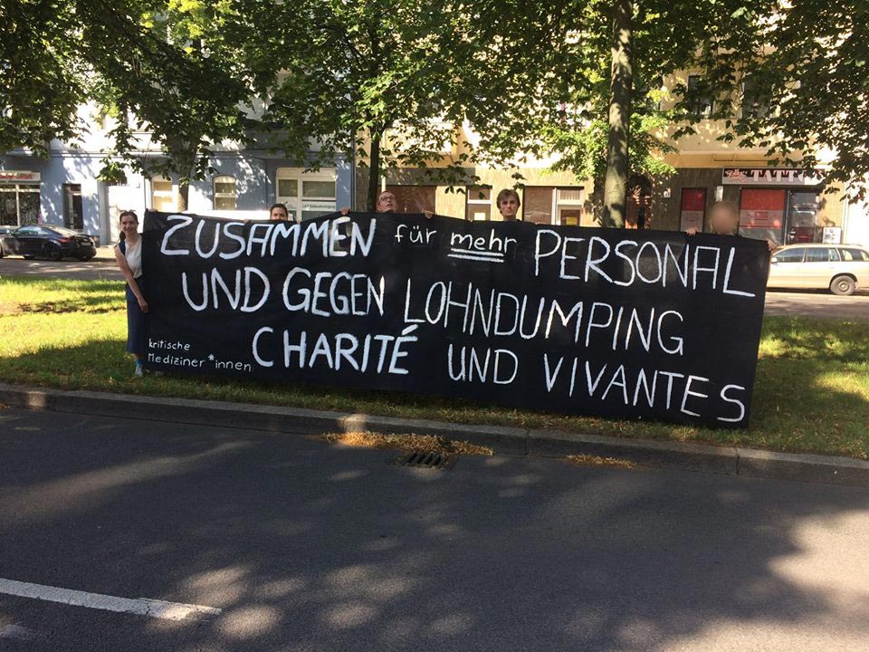 Gegen prekäre Beschäftigung: Kundgebung zur Aufsichtsratssitzung der Charité