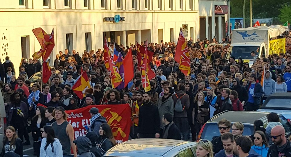 1. Mai Aufruf Berlin: Klassenkämpferischer Block auf der DGB-Demonstration