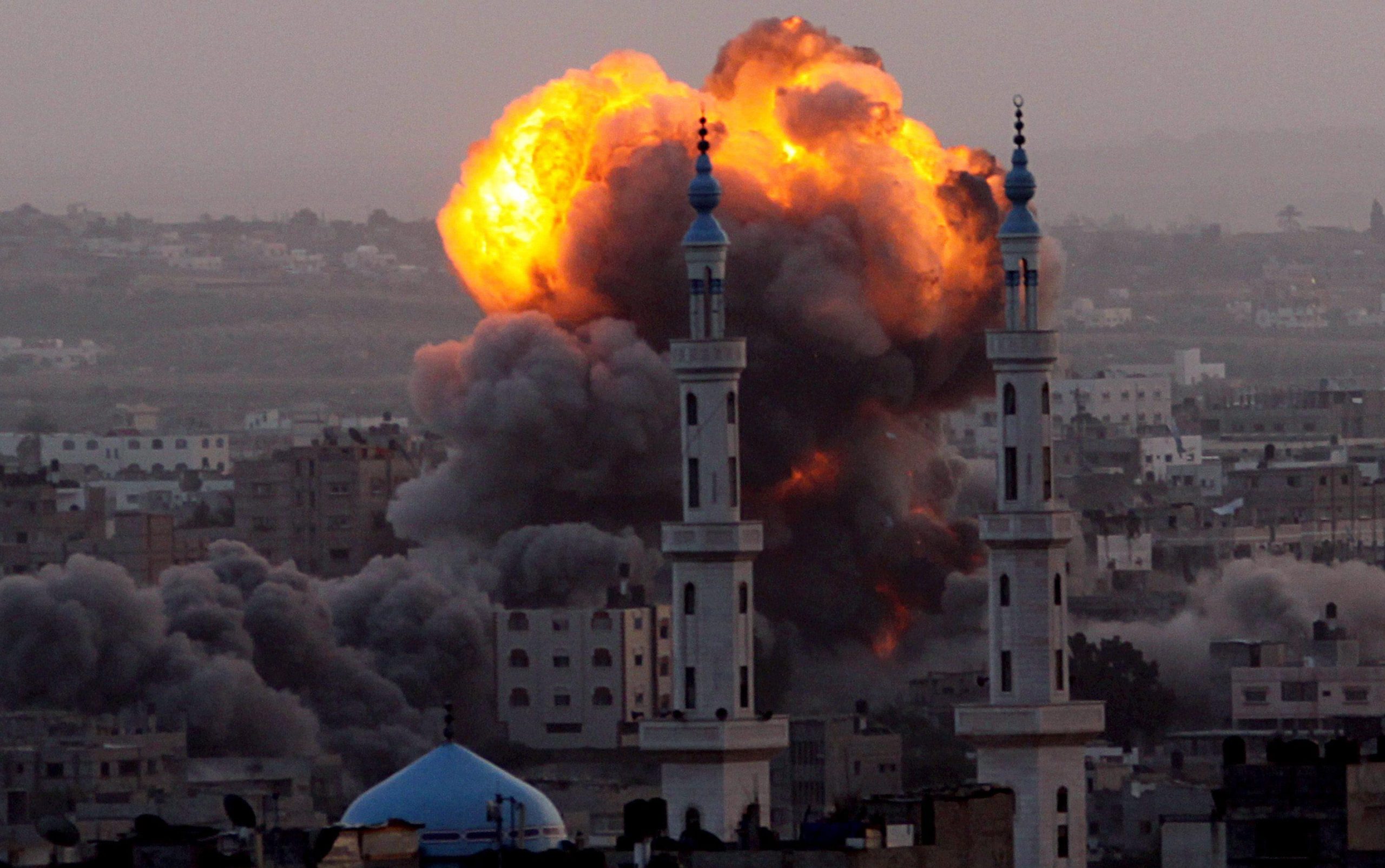 Nach dem Angriff des terroristischen Staates Israels auf Gaza