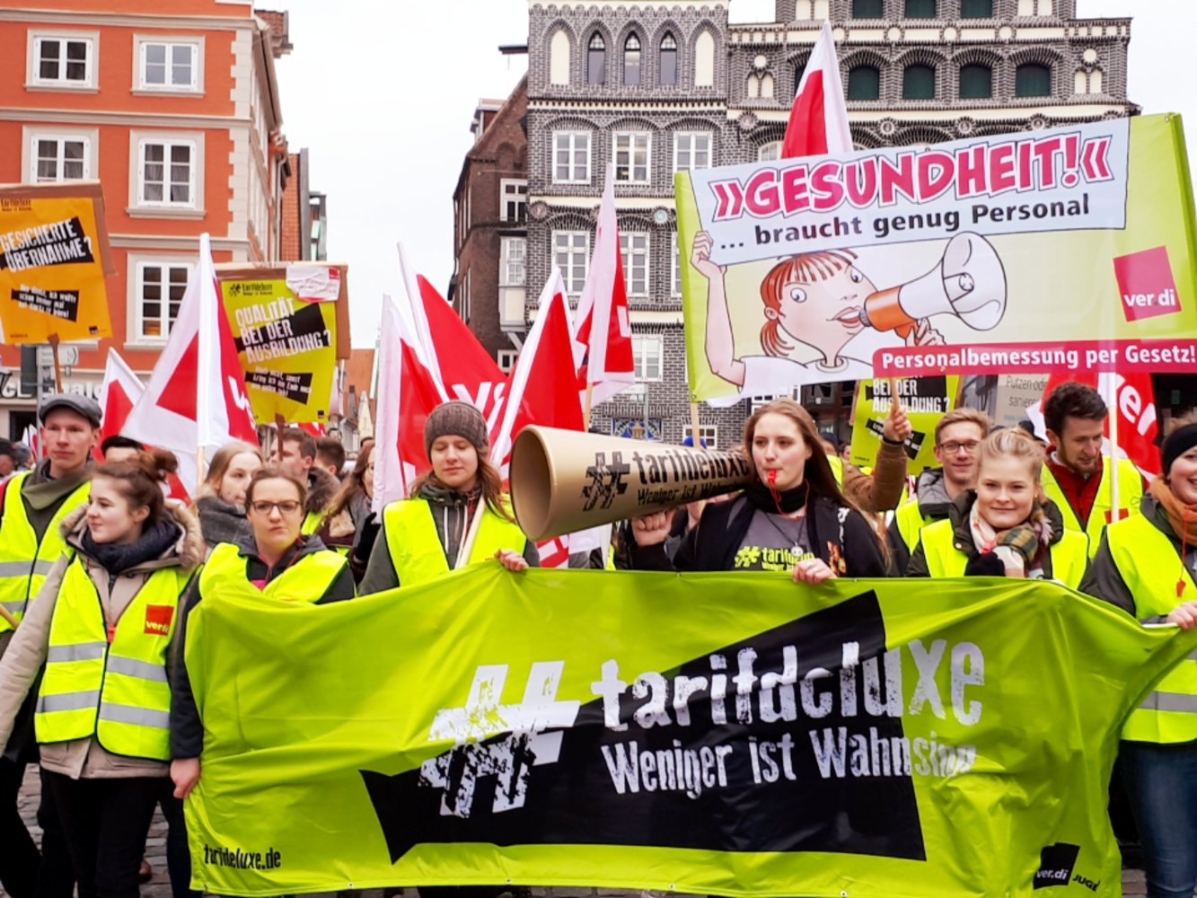 Erste Warnstreikwelle im TVöD: Streiken gegen Spahn