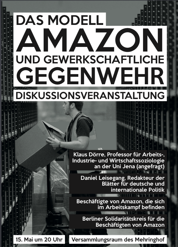 Berlin: Das Modell Amazon und gewerkschaftliche Gegenwehr