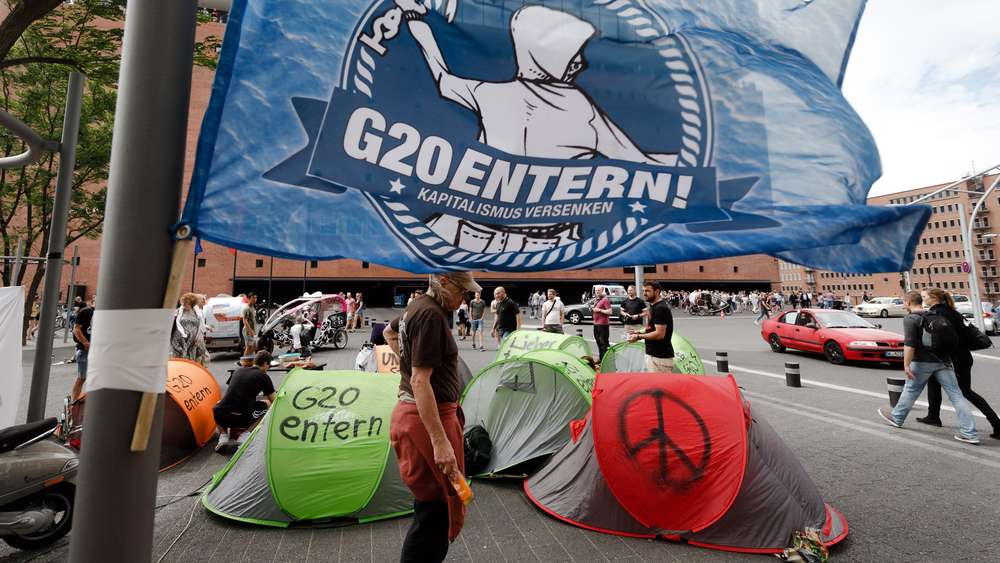 Nieder mit dem Verbot des G20-Protestcamps!