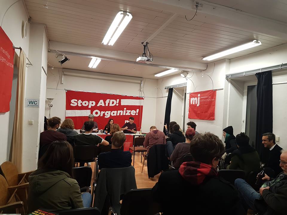 Stop AfD – Organize! Viele Interessierte bei Auftakttreffen der Marxistischen Jugend München