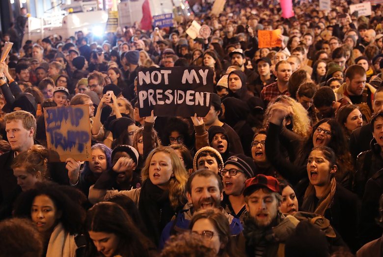 „Fuck Trump“ – Zehntausende protestieren gegen den neuen US-Präsidenten