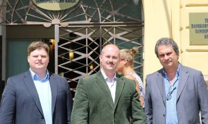Marian Kotleba und der Gründer der Noua Dreapta Teodor Ionescu