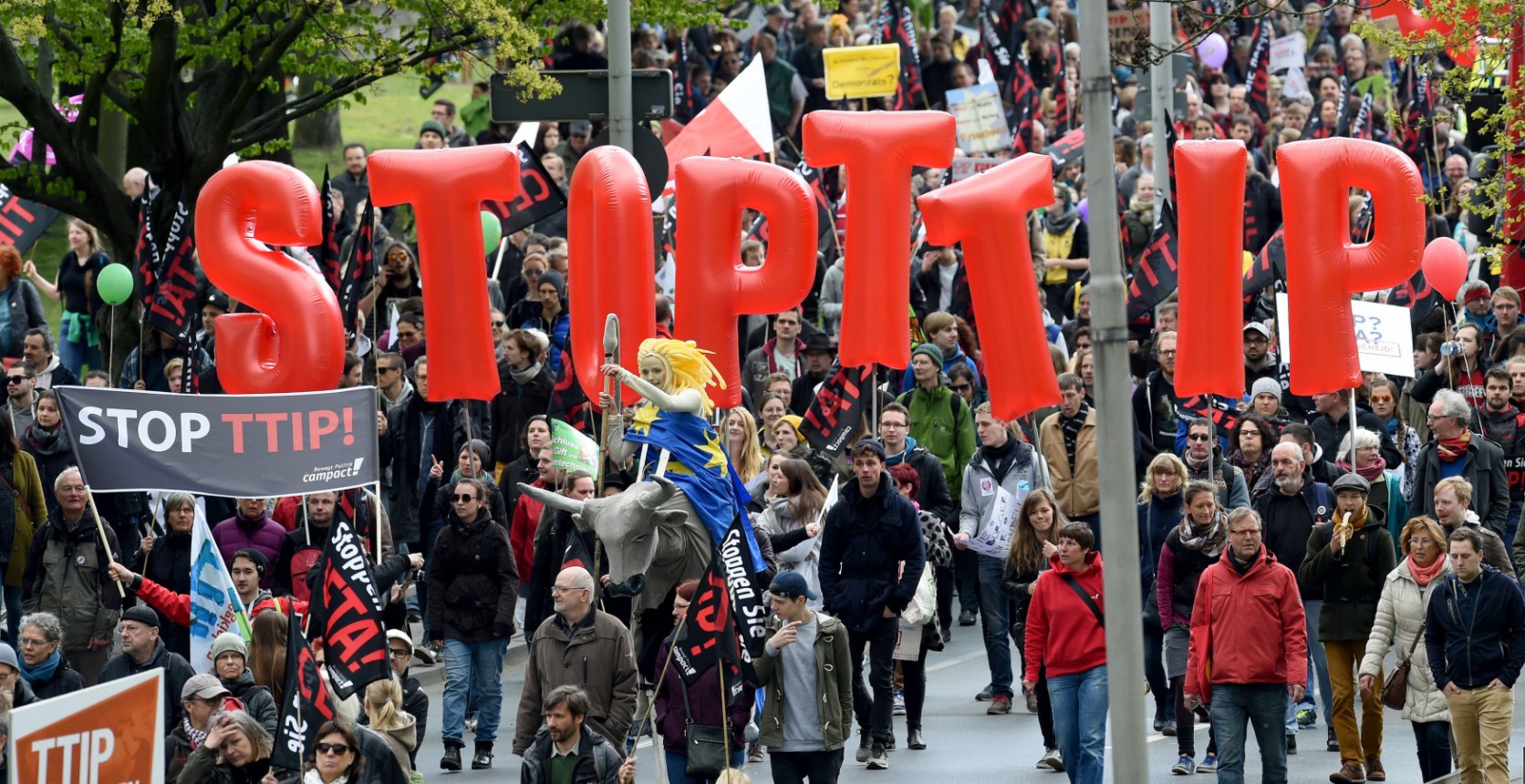 Demos gegen TTIP und CETA: Wird sich die SPD beeindrucken lassen?