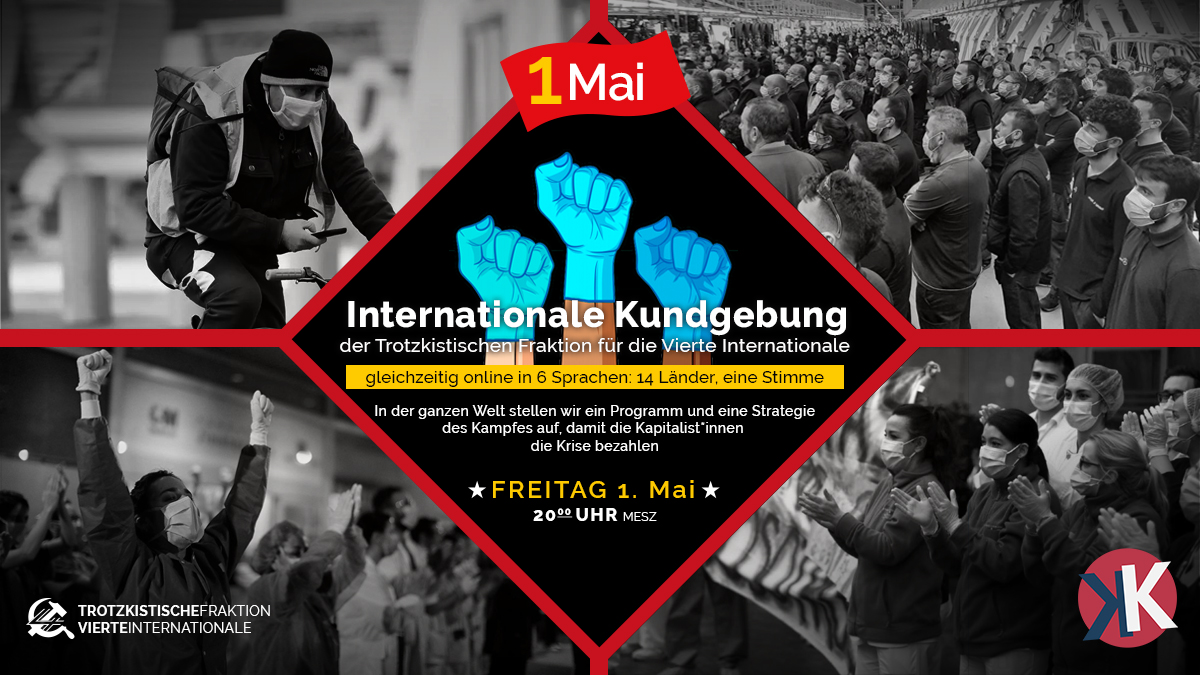 1. Mai: Internationalistische Kundgebung – 14 Länder, 6 Sprachen, eine Stimme