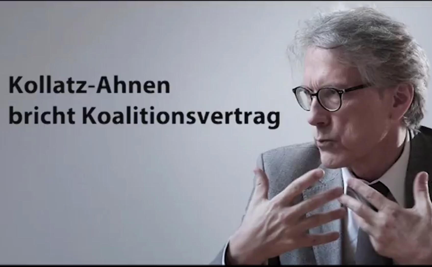 [Video] VSG-Streik: Wie Kollatz-Ahnen den Koalitionsvertrag bricht