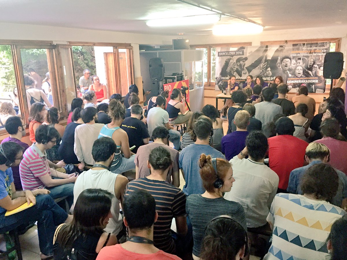 Mehr als 200 Menschen bei der Revolutionären Internationalistischen Sommerakademie in Barcelona