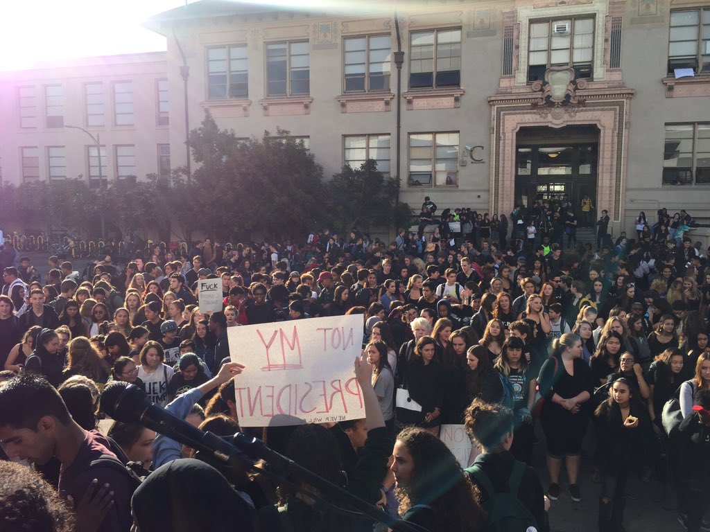 Der Widerstand gegen Trump formiert sich – Schüler*innen an vorderster Front