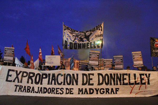 Parlament beschließt Enteignung der Druckerei Donnelley in Buenos Aires