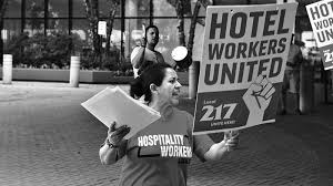USA: Die Frauen an der Spitze der gewerkschaftlichen Organisierung im Stamford Hilton Hotel