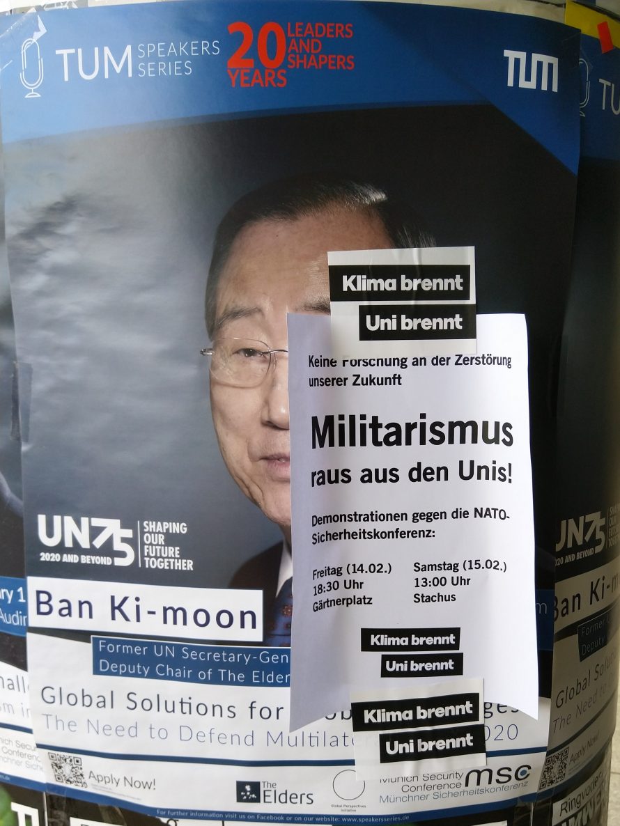 Die Münchner Universitäten forschen an der Zerstörung unserer Zukunft!