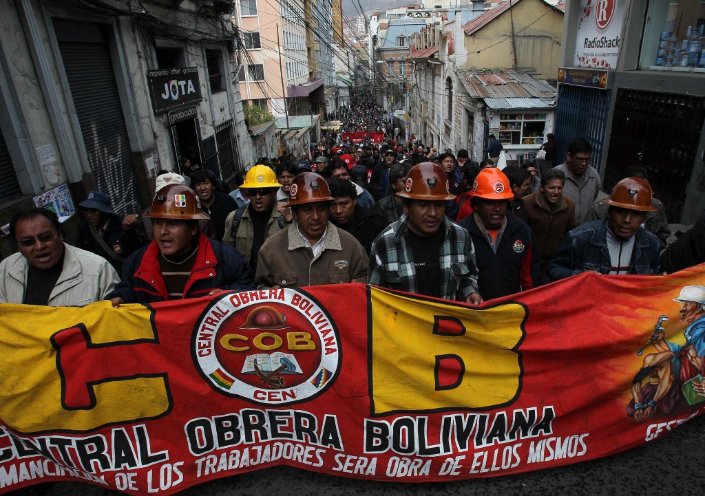 Der Kampf für das Rentengesetz in Bolivien