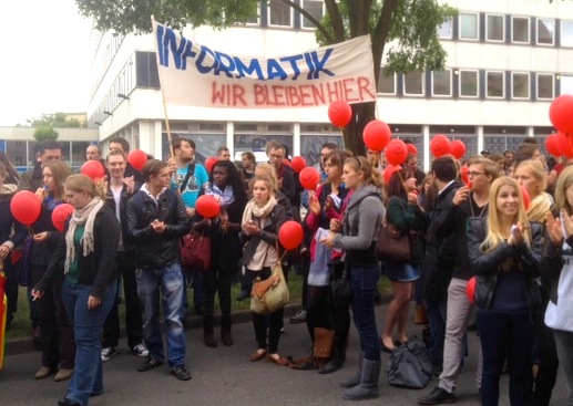 Uni Potsdam: Demo gegen Fakultätsschließung