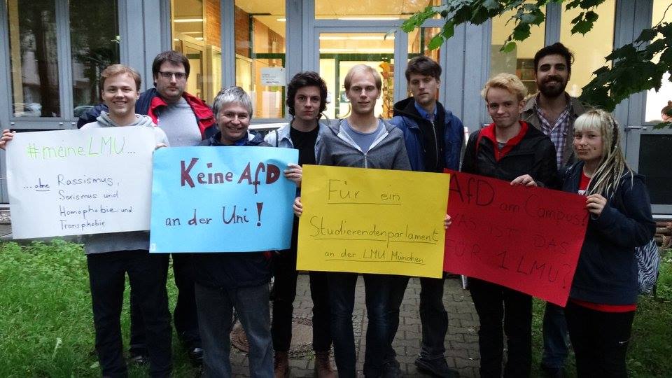 Kampagne: Gesicht zeigen gegen die AfD an der Uni