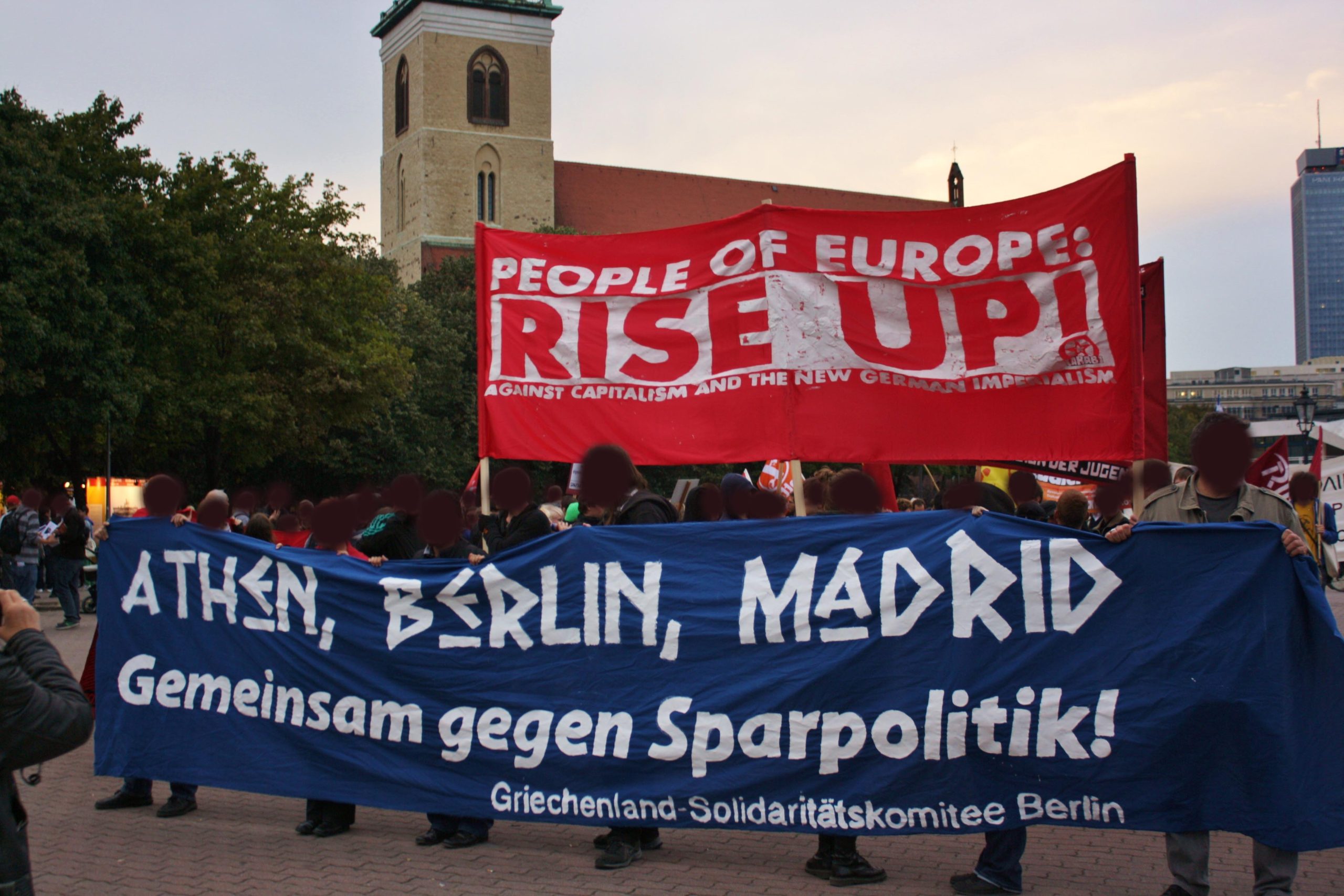 Solidarität von Berlin nach Madrid